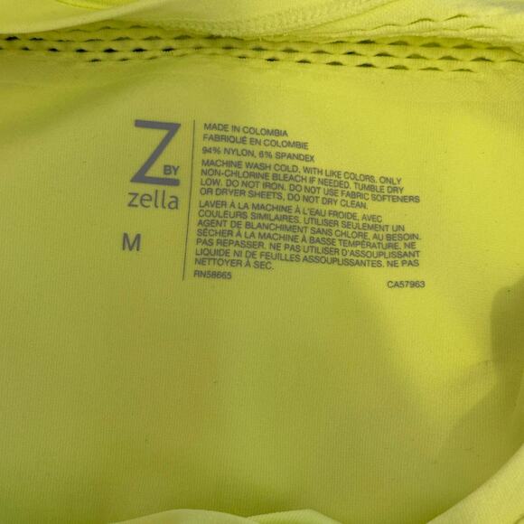 Z by Zella Activewear Top WMNS M Green Charlock Pullover Seamless Short Sleeve - Picture 5 of 6
